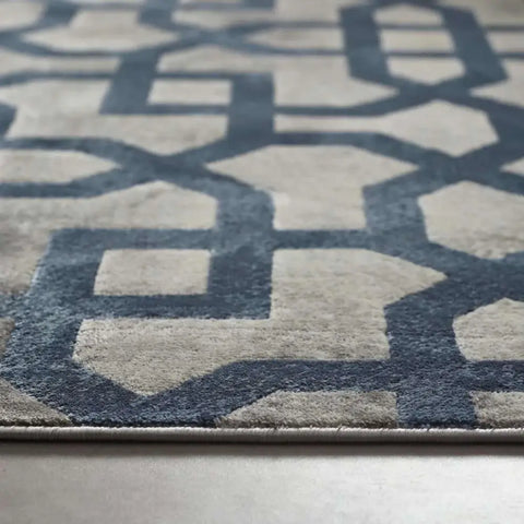 Avanti Navy Moroccan Rug - Rugs