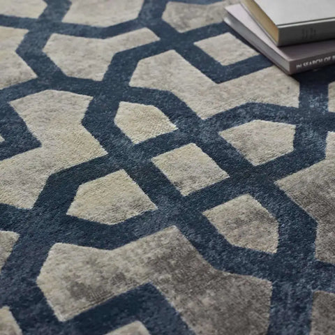 Avanti Navy Moroccan Rug - Rugs