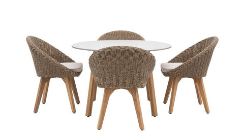 Avena Dining Set - 4 Chairs and Table