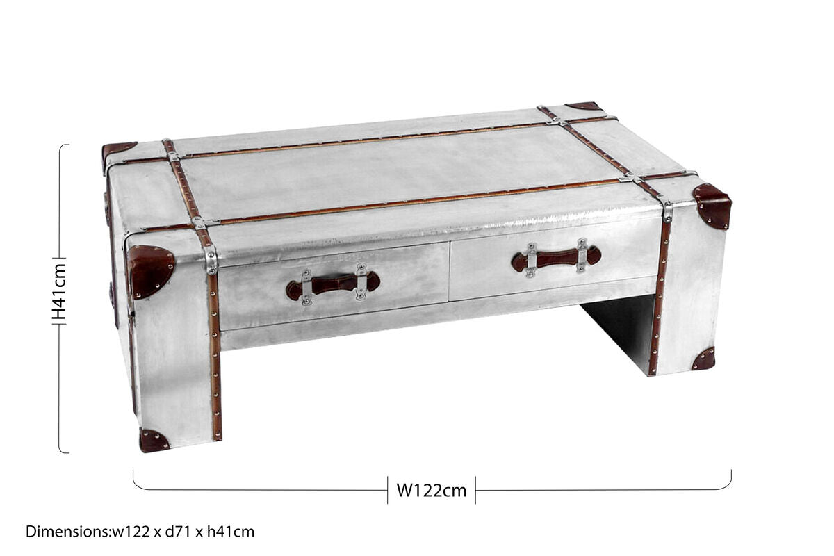Avro Coffee Table with 2 Drawers