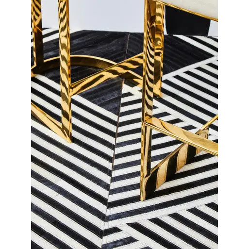 Azalea Black Velvet Bar Stool