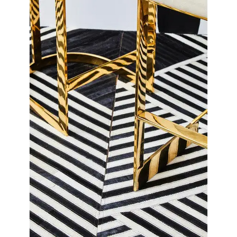 Azalea Black Velvet Bar Stool