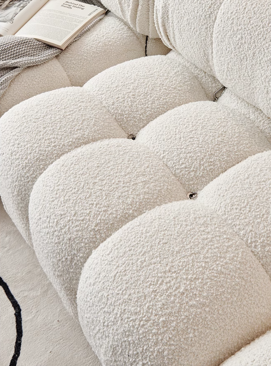 B&B Camaleonda Style Two Seater, Three Seater, Two Seater Corner Sofa, Boucle