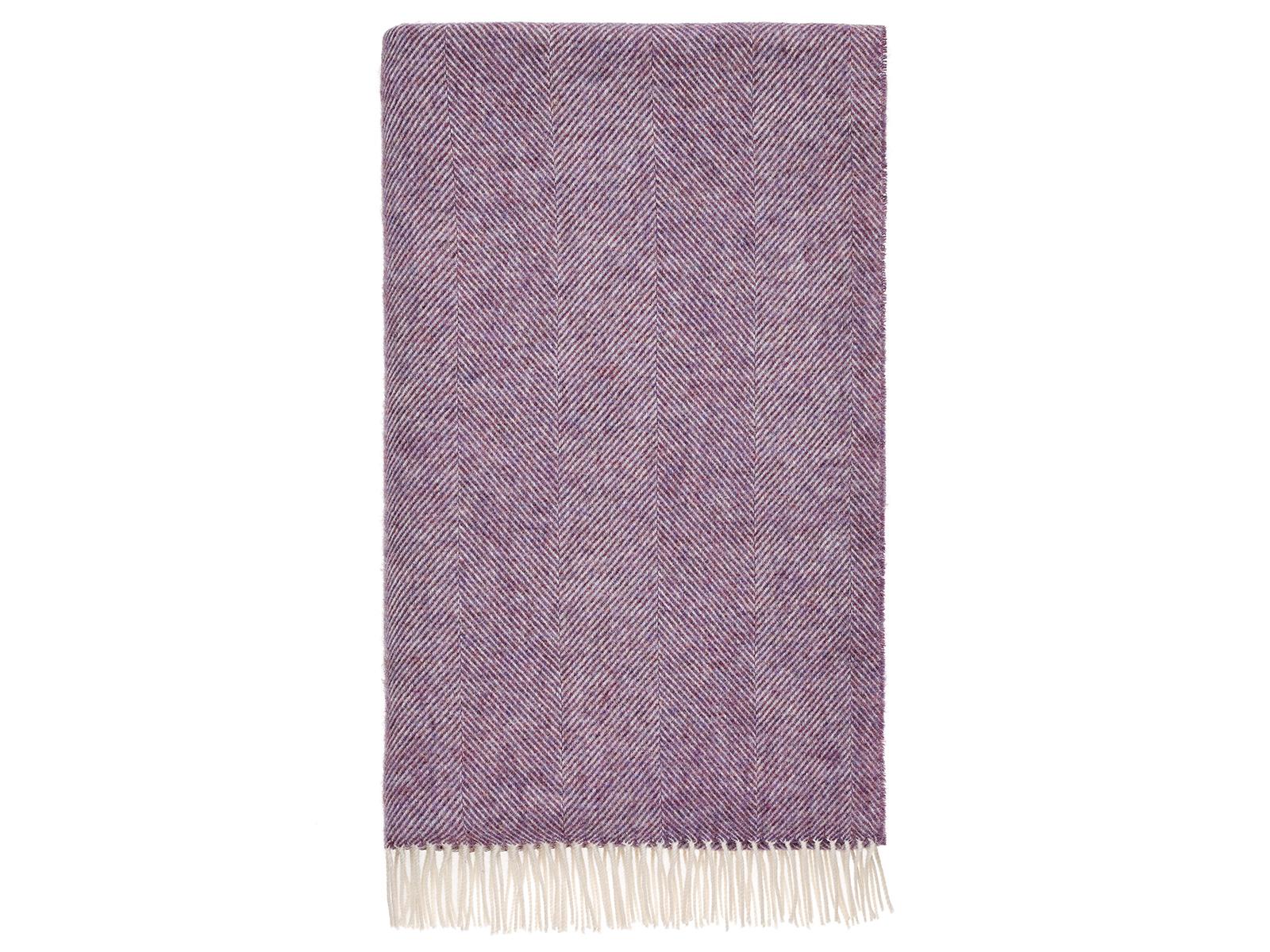 XL Herringbone Shetland Pure New Wool Throws