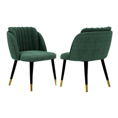 Milano velvet dining chair