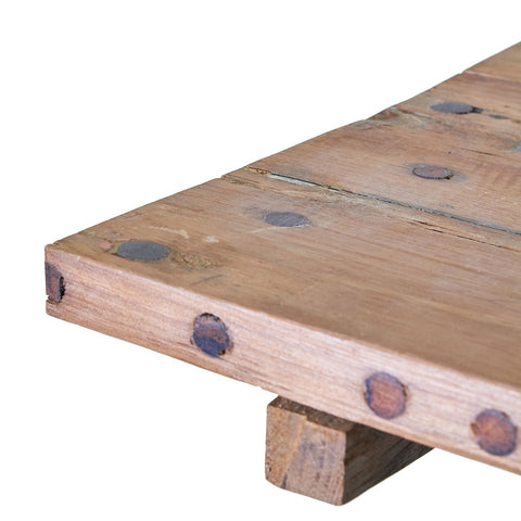Recycled Teak Wood Square Folding Coffee Table 50x50x50cm