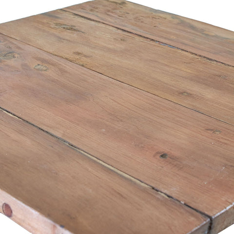 Recycled Teak Wood Square Folding Coffee Table 50x50x50cm
