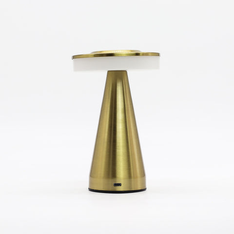 Touch Lamp - Tall Stem Copper - USB (C) - Rechargable  (400 Watt)