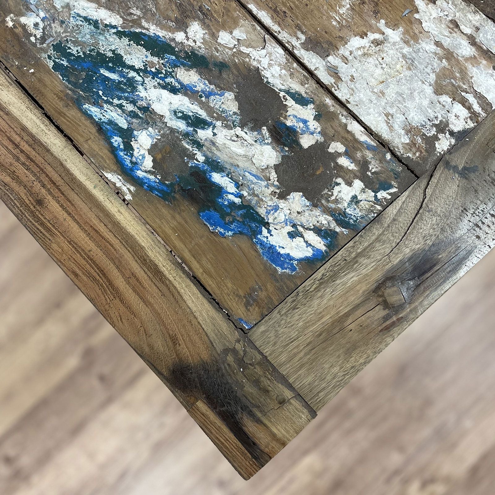 Recycled Teak Wood Dining Table 220×80x80cm