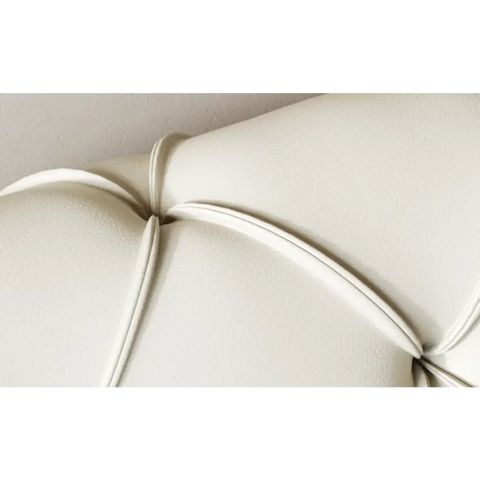 Baal King Size / Super King Size Bed Leather With Beside Table