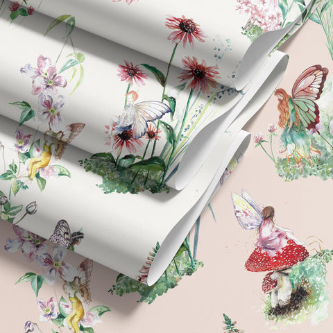 Fairy Garden Children's Wallpaper