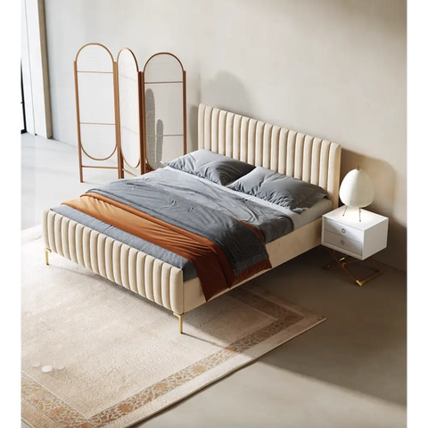 Babbie King Size / Super King Size Bed Velvet