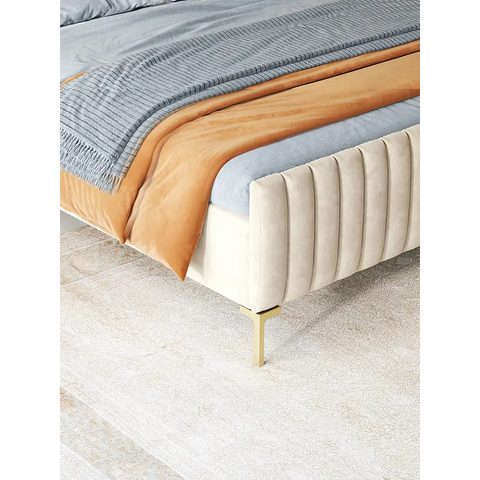 Babbie King Size / Super King Size Bed Velvet