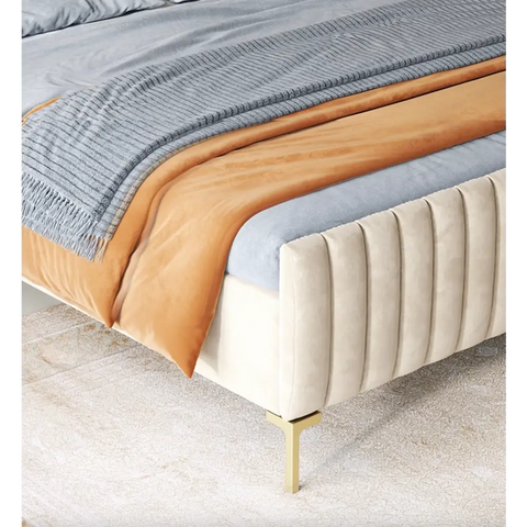 Babbie King Size / Super King Size Bed Velvet