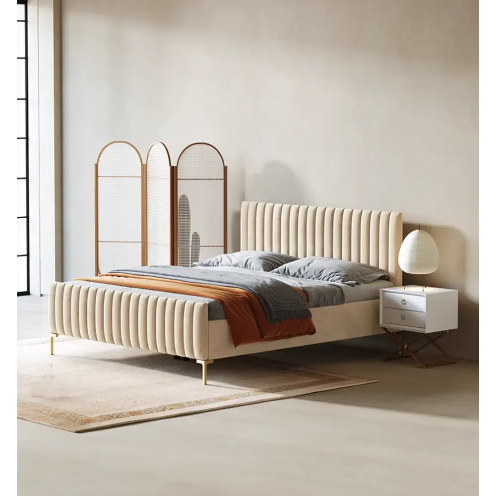 Babbie King Size / Super King Size Bed Velvet