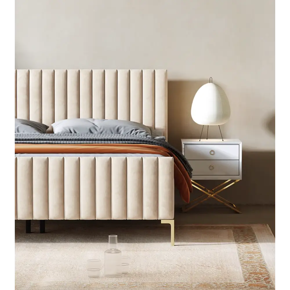 Babbie King Size / Super King Size Bed Velvet