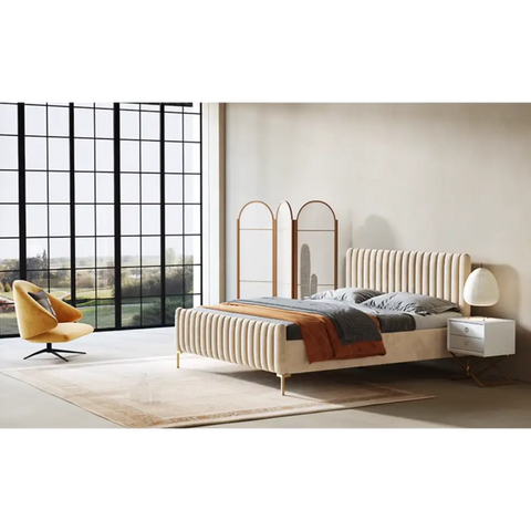 Babbie King Size / Super King Size Bed Velvet