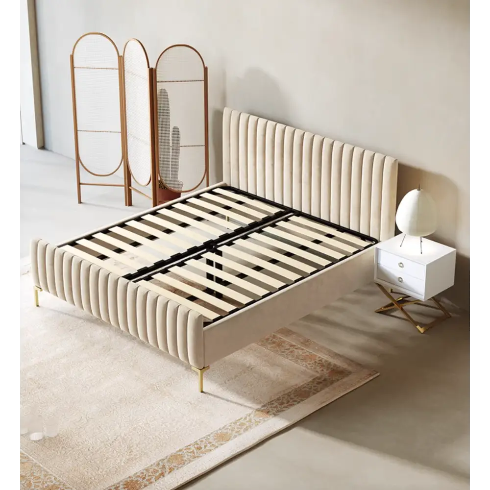 Babbie King Size / Super King Size Bed Velvet