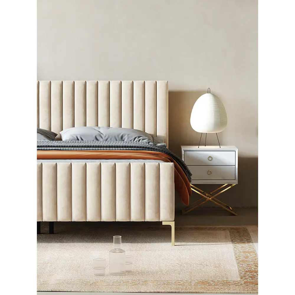 Babbie King Size / Super King Size Bed Velvet