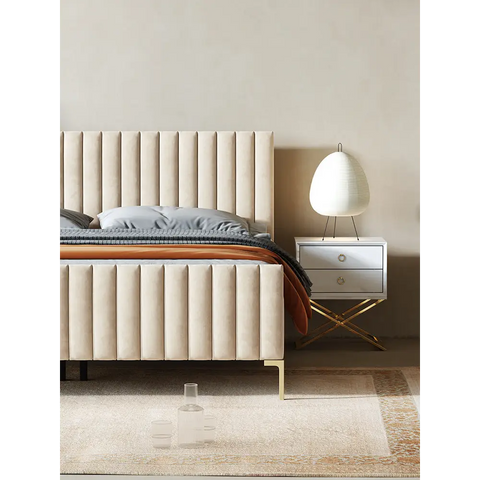 Babbie King Size / Super King Size Bed Velvet