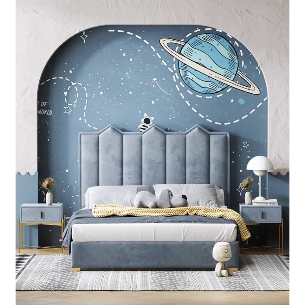 Baber Style King Size / Super King Size Bed Velvet