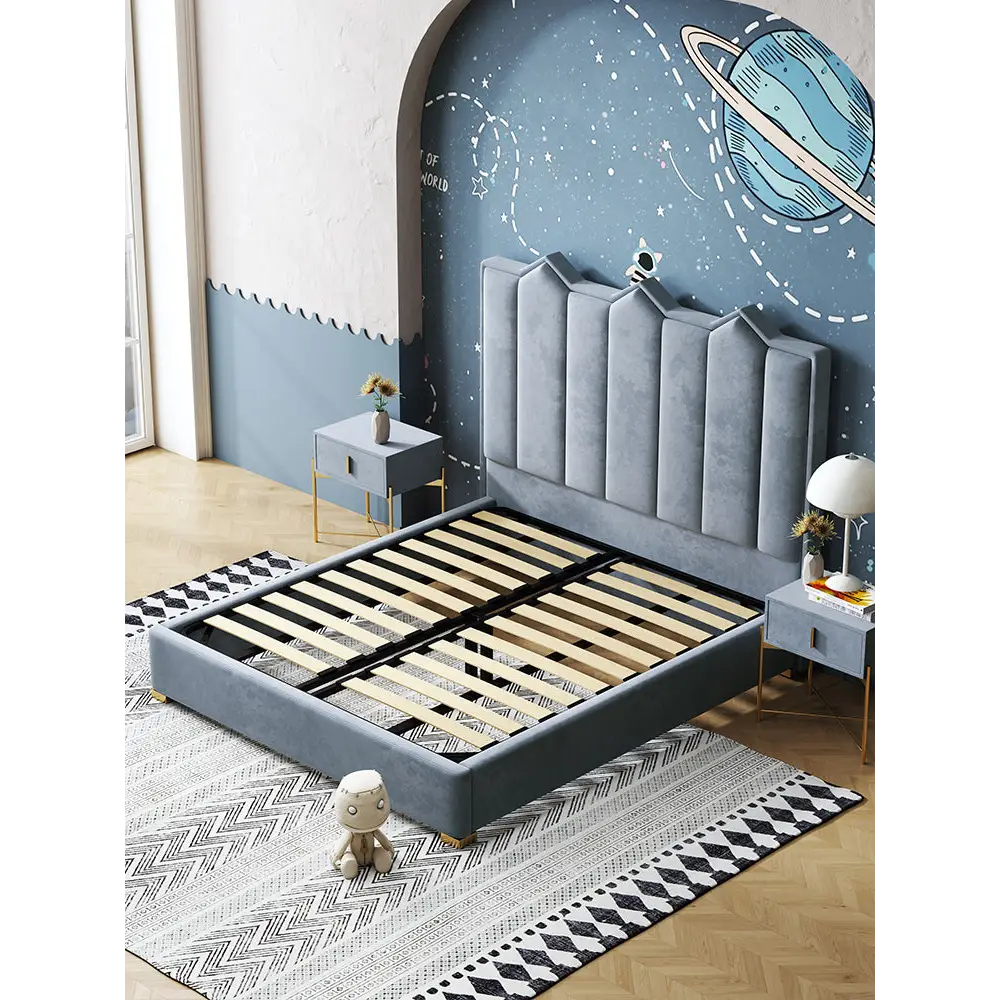 Baber Style King Size / Super King Size Bed Velvet