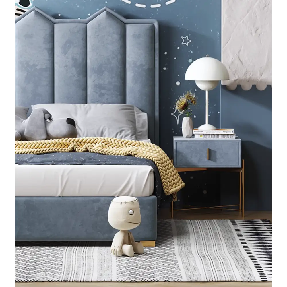 Baber Style King Size / Super King Size Bed Velvet