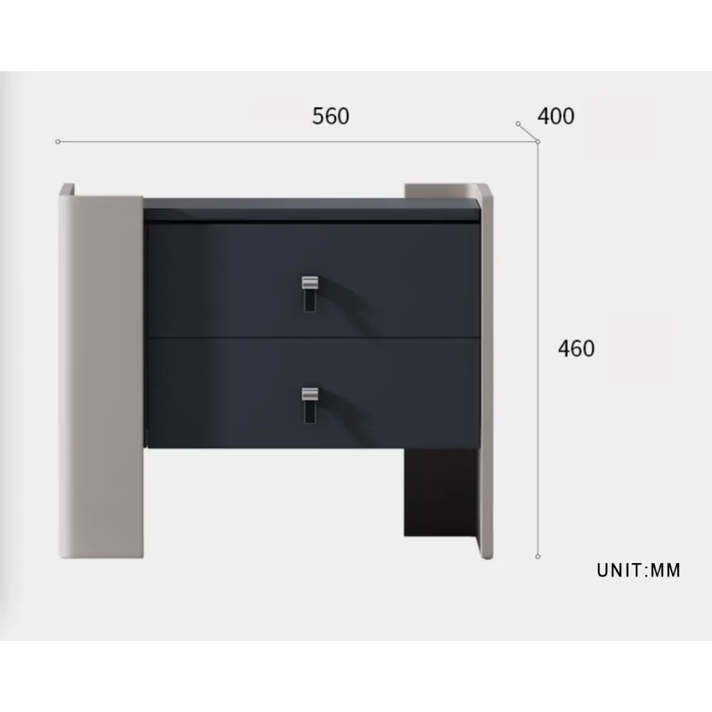 Bach Bedside Table Wood