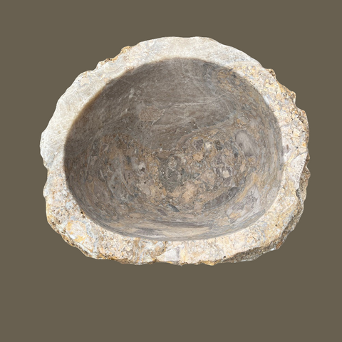 Raw Edge Onyx Planter Pot