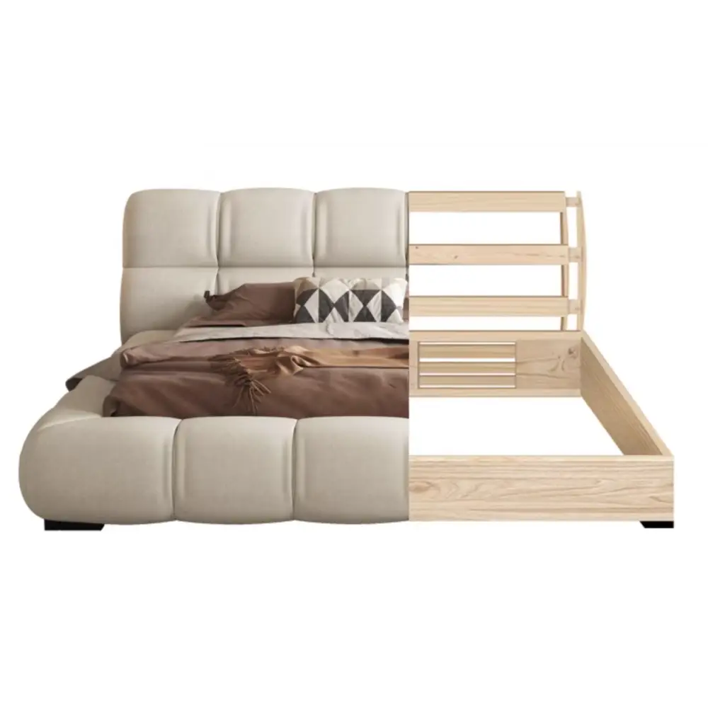 Bader King Size / Super King Size Bed Velvet