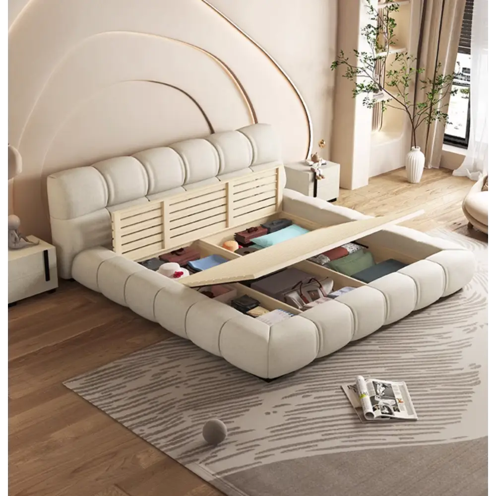 Bader King Size / Super King Size Bed Velvet