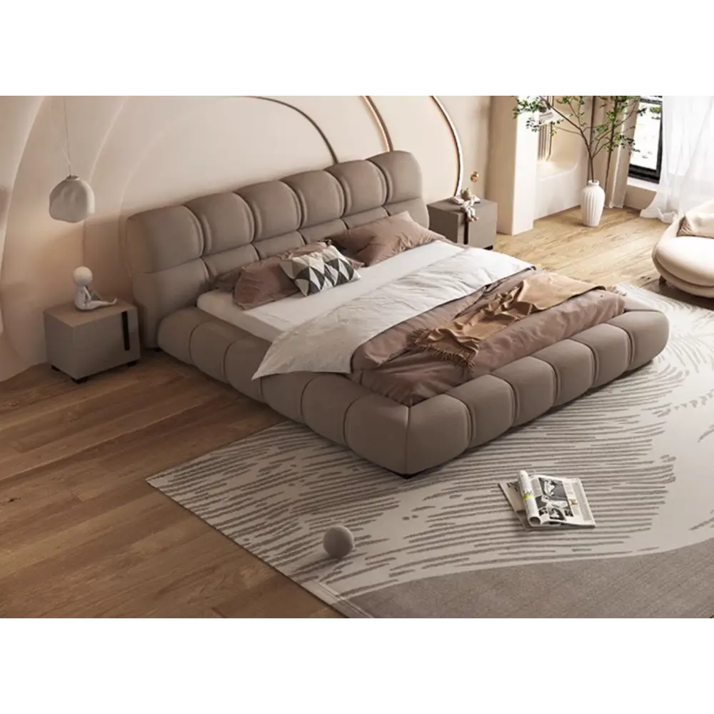 Bader King Size / Super King Size Bed Velvet