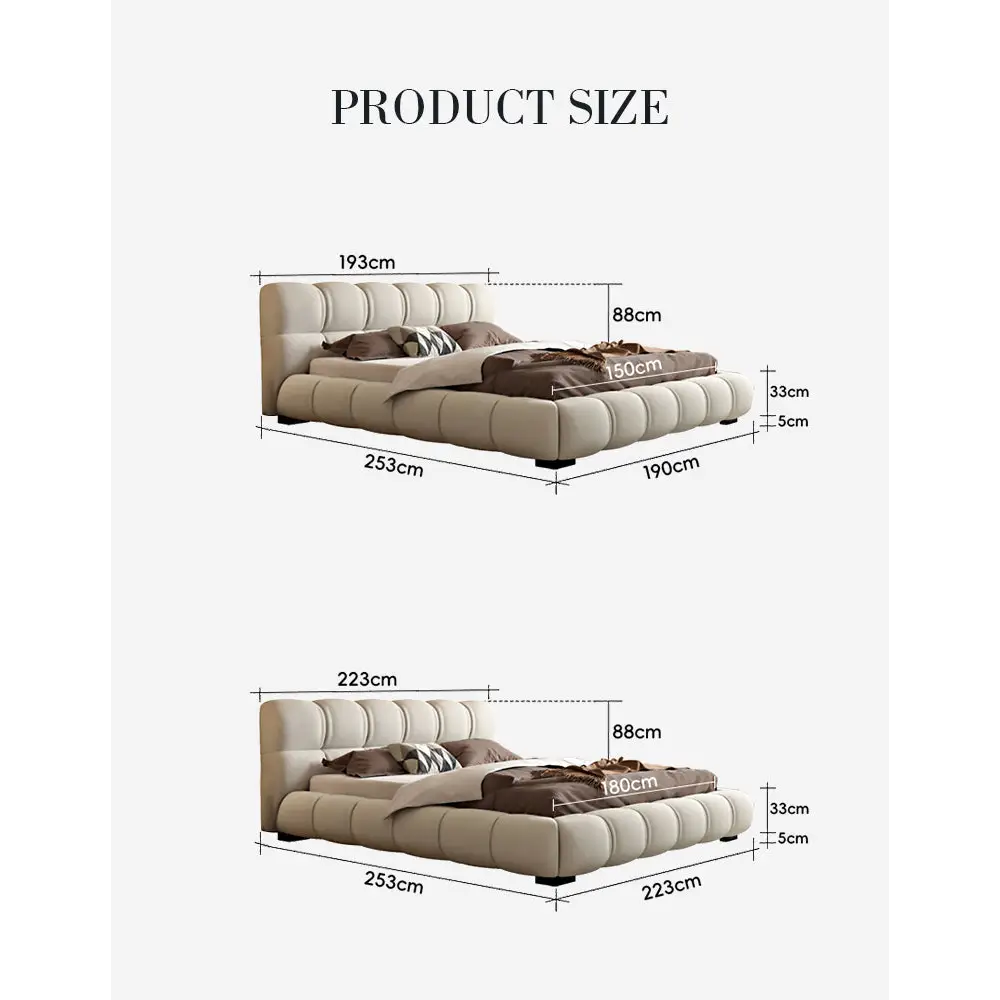 Bader King Size / Super King Size Bed Velvet