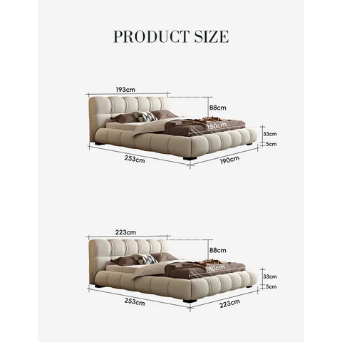 Bader King Size / Super King Size Bed Velvet