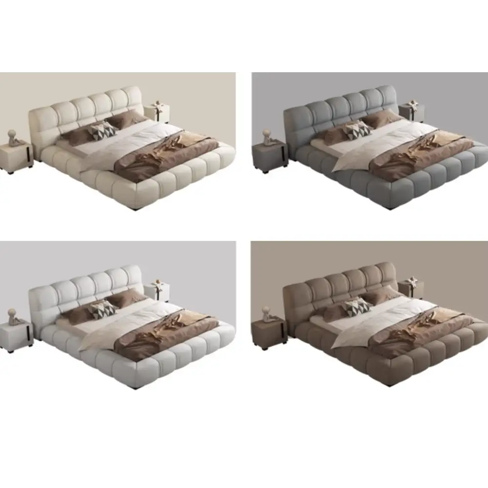 Bader King Size / Super King Size Bed Velvet