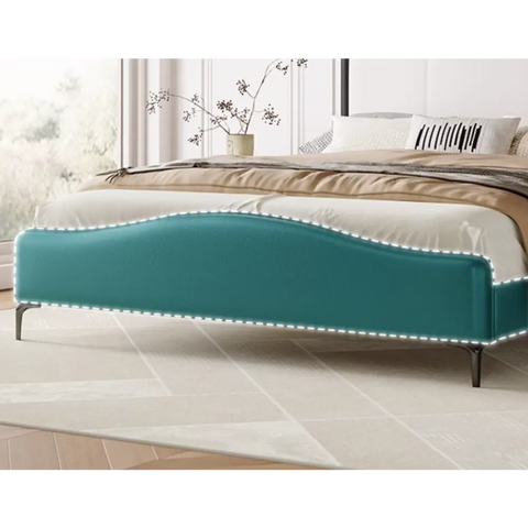 Badham King Size / Super King Size Bed Leather