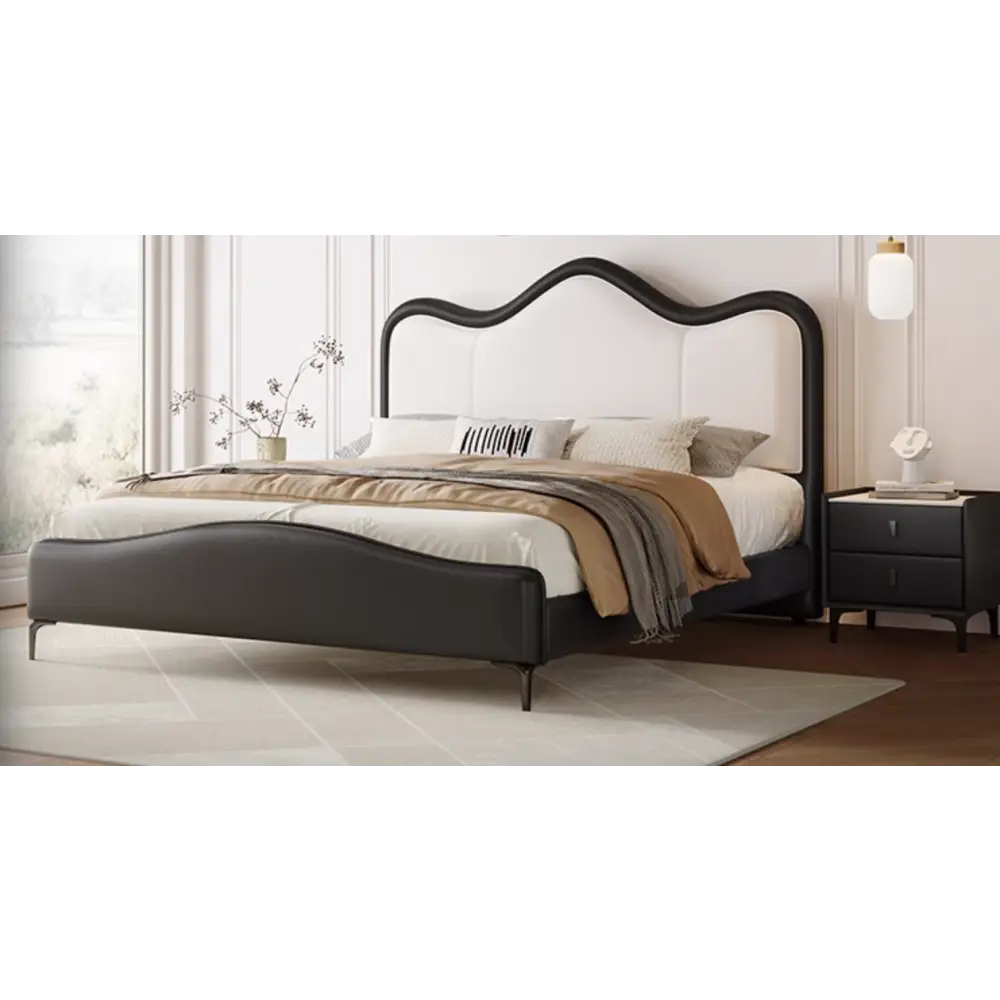 Badham King Size / Super King Size Bed Leather