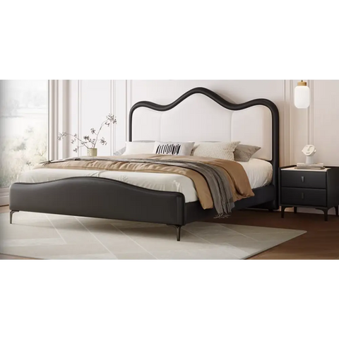 Badham King Size / Super King Size Bed Leather