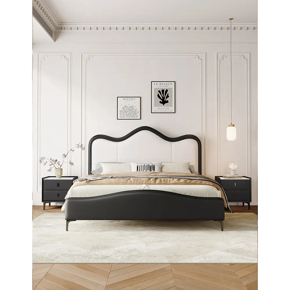 Badham King Size / Super King Size Bed Leather