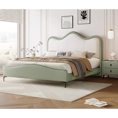Badham King Size / Super King Size Bed Leather