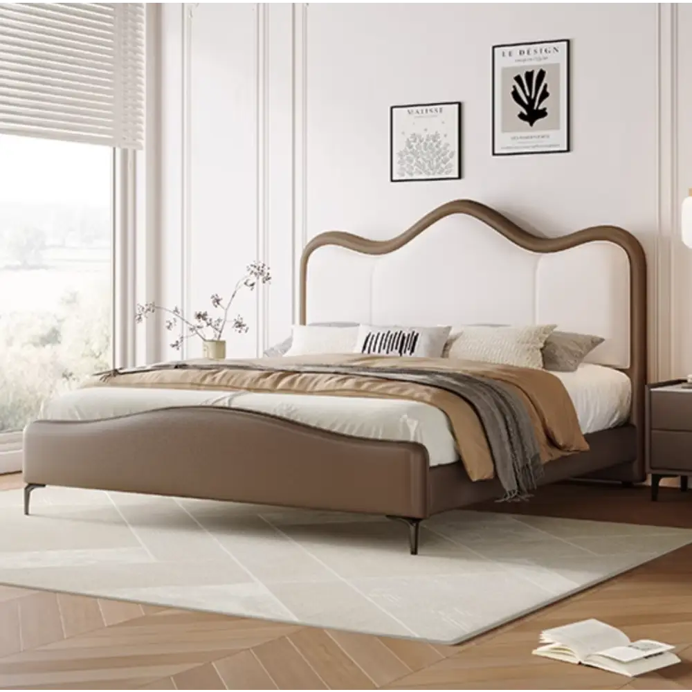 Badham King Size / Super King Size Bed Leather