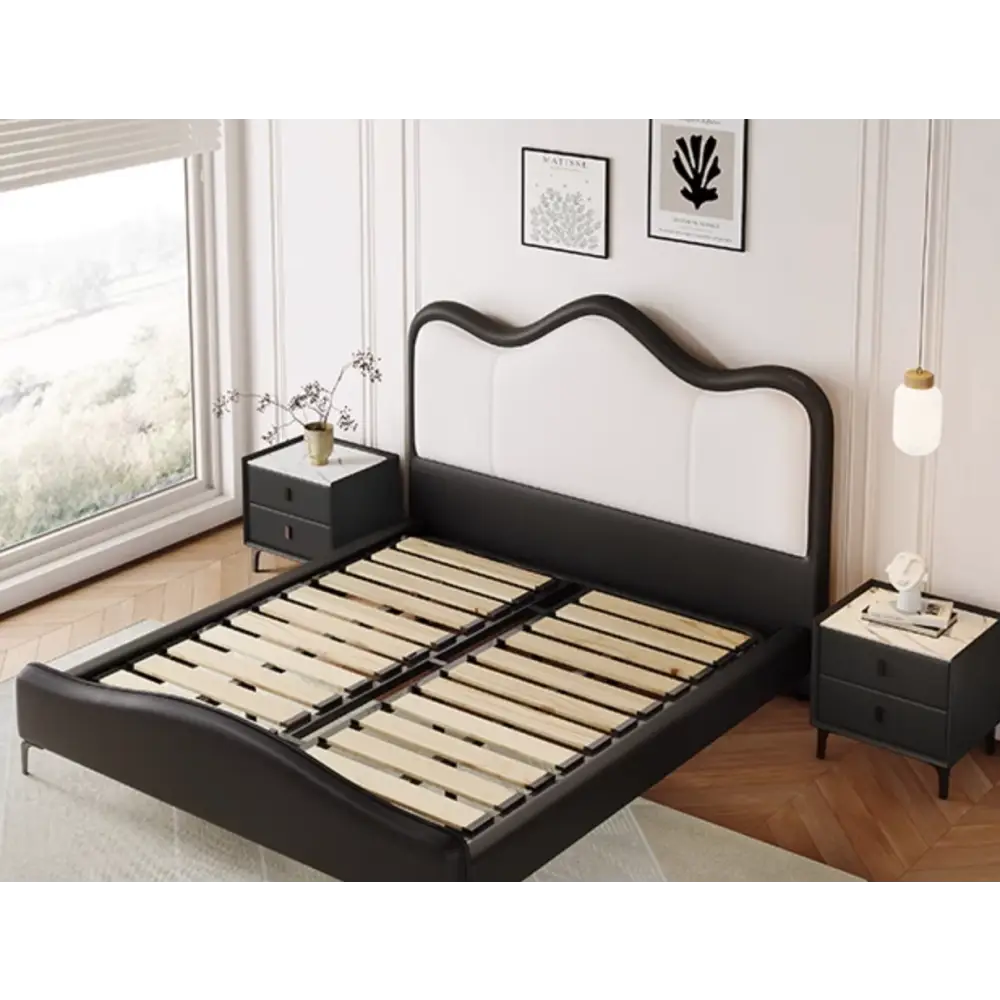 Badham King Size / Super King Size Bed Leather