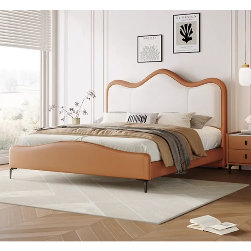Badham King Size / Super King Size Bed Leather