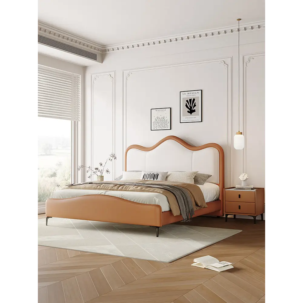 Badham King Size / Super King Size Bed Leather