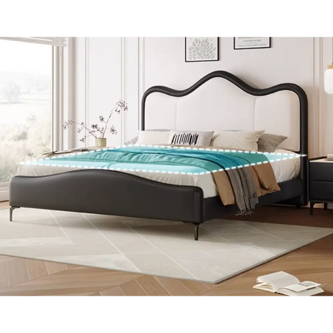 Badham King Size / Super King Size Bed Leather