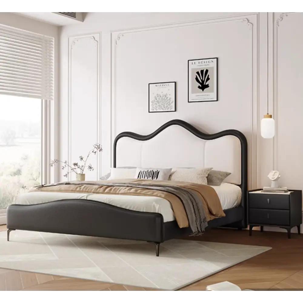 Badham King Size / Super King Size Bed Leather