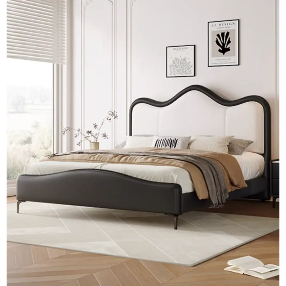 Badham King Size / Super King Size Bed Leather