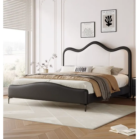 Badham King Size / Super King Size Bed Leather