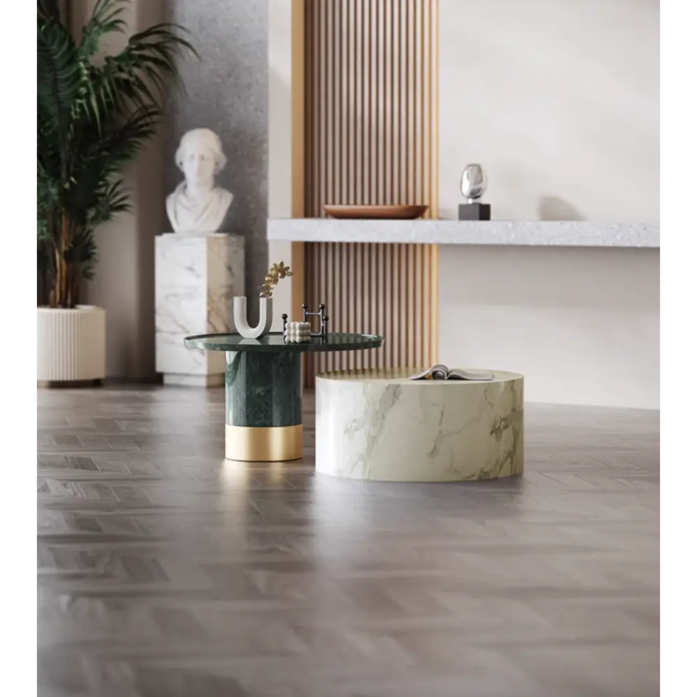 Bain Coffee Table Set Marble