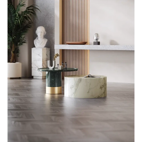 Bain Coffee Table Set Marble